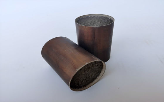 Motorcycle Pipe Catalytic Converter Valuable Metallic Catalyst Substrates