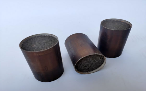 Pt Pd Rh Catalytic Converter In Motorcycle  300 CPSI 400 CPSI