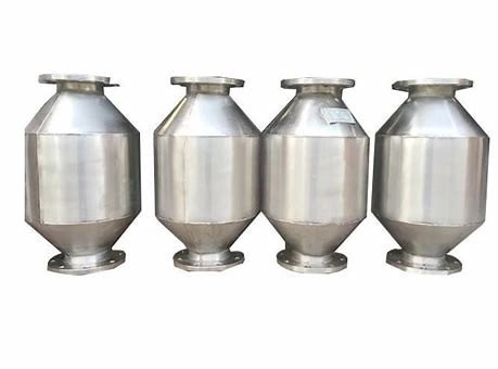 Universal 100 Pieces Three Way Catalytic Converter Customized Exhaust Treatment
